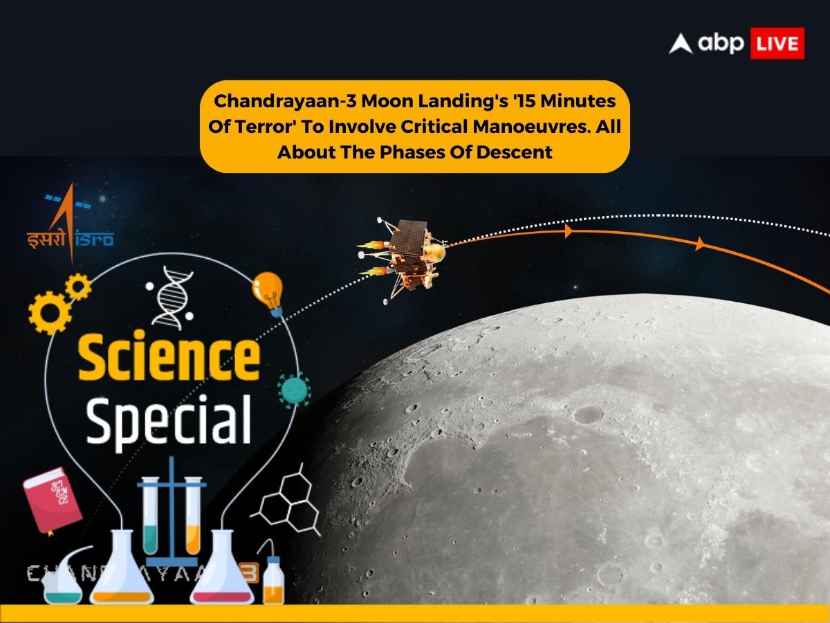 Chandrayaan-3 Moon Landing's '15 Minutes Of Terror' To Involve Critical Manoeuvres. All About The Phases Of Descent